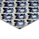 Spritzschutz Moroccan Wall - Blau 