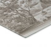 Spritzschutz Landschaft mit Gartenlandschaft in Beige - Ms Tiff 