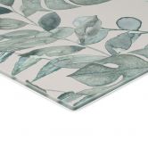 Crédence Feuilles de jungle Aquarelle Crème - Bloomery Decor - Panorama 