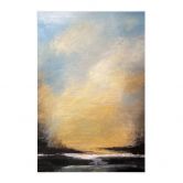 Stoffbild Goldenes Licht am Abendhimmel - Bergius 