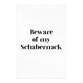 Stoffbild Beware of my Schabernack 