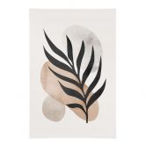 Stoffbild Botanische Silhouette mit kunstvoller Geometrie - Costa 