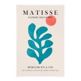 Affiche textile Exposition Paris 1953 style Matisse - Costa 