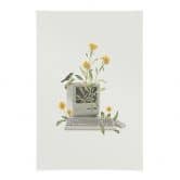 Vintage botanisk computer Tekstil plakat - Frida Floral Studio 