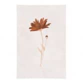 Affiche textile Fleur sauvage abstraite - Goed Blauw 