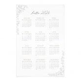 Stoffbild Jahreskalender Hello 2026 