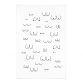 Stoffbild Line Art - Vielfalt der Weiblichkeit - Kerr-Dineen 