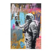 Stoffbild Astronaut mit Taube - Kuryliuk 