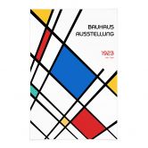 Stoffbild Retro Bauhaus Ausstellung 1923 - Retrodrome 