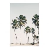 Affiche textile Palmiers tropicaux sur la plage - Sisi & Seb 