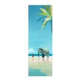 Stoffbild Elephant Beach in Indien - Rivers - Panorama 