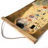 Stoffbild Klimt- Der Kuss 