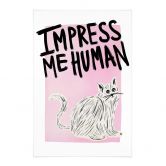 Stoffbild Katze: Impress me Human - Bloom 