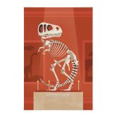 Tekstil plakat Braun - T-Rex 