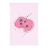 Tekstil plakat Eleonora - Pink Gaming Controller 