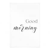 Stoffbild Spruch Good morning 