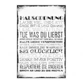 Stoffbild Hausordnung 