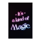 Stoffbild Songtext - It's a kind of magic 