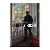 Stoffbild Like a Boss - Inspiriert von Caillebotte - Junger Mann am Fenster 