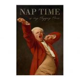 Stoffbild Nap Time - Inspiriert von Ducreux - Selbstportrait 