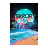 Stoffbilder Error 404 am Strand - Nicebleed 