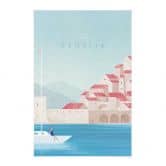 Tekstil plakat Ferie i Kroatien - Rivers 