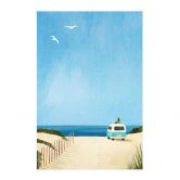 Stoffbild Van Life - Urlaub am Meer - Rivers 