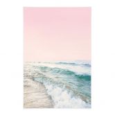 Stoffbild Rosa Himmel über dem Meer - Sisi & Seb 