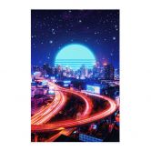 Affiche textile Cyber City Bangkok - Takkar 