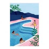 Stoffbild Entspannen am Pool - Tomljanovic 