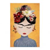 Stoffbild Treechild - Blumige Frida 