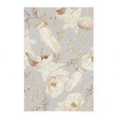 Affiche textile Oiseaux parmi les fleurs blanches - UN Designs 