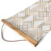 Tekstil plakat Fredriksson - Golden Geometry - Panorama 