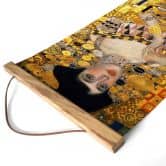 Stoffbild Klimt - Bildnis der Adele Bloch-Bauer - Panorama 
