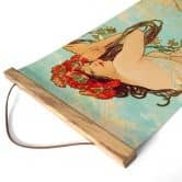 Stoffbild Mucha - Jahreszeiten Sommer - Panorama 