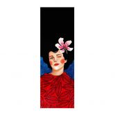 Affiche textile Woman with a twinkle in her eye - Hülya 
