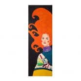 Stoffbild Frau mit flammendem Haar - Hülya 
