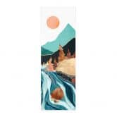 Stoffbild Berg Land Fluss - SpaceFrog Designs - Panorama 