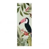 Affiche textile Toucan dans une jungle paradisiaque - UN Designs 