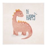 Stoffbild Dino Be Happy - Brachiosaurus - Tunaboylu - Quadratisch 