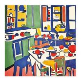Textielposter In de keuken - Geïnspireerd door Matisse - Zamart 