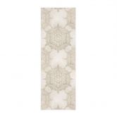 Stoffbild Elegantes Mandala in Sandgold - Bloomery Decor - Panorama 