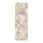 Affiche textile Feuilles tropicales dans la jungle pastel - Bloomery Decor - Panorama 