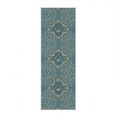 Stoffbild Vintage Mandala in Türkisgold - Bloomery Decor - Panorama 