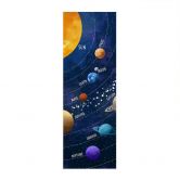 Stoffbild Sonnensystem mit Planeten und Sonne - Cats & Dotz - Panorama 