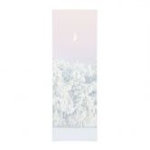 Stoffbild Winter - Verschneiter Winterwald mit Mond - EMELIEmaria - Panorama 