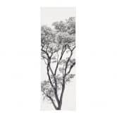 Stoffbild Minimalistischer Baum in ruhiger Landschaft - Flour - Panorama 