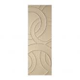 Stoffbild Abstrakte Ringe beige - Grande - Panorama 