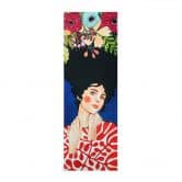 Affiche textile Femme avec des fleurs dans les cheveux - Hülya - Panorama 