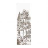 Stoffbild Wald mit Waldlandschaft in Beige - Ms Tiff - Panorama 